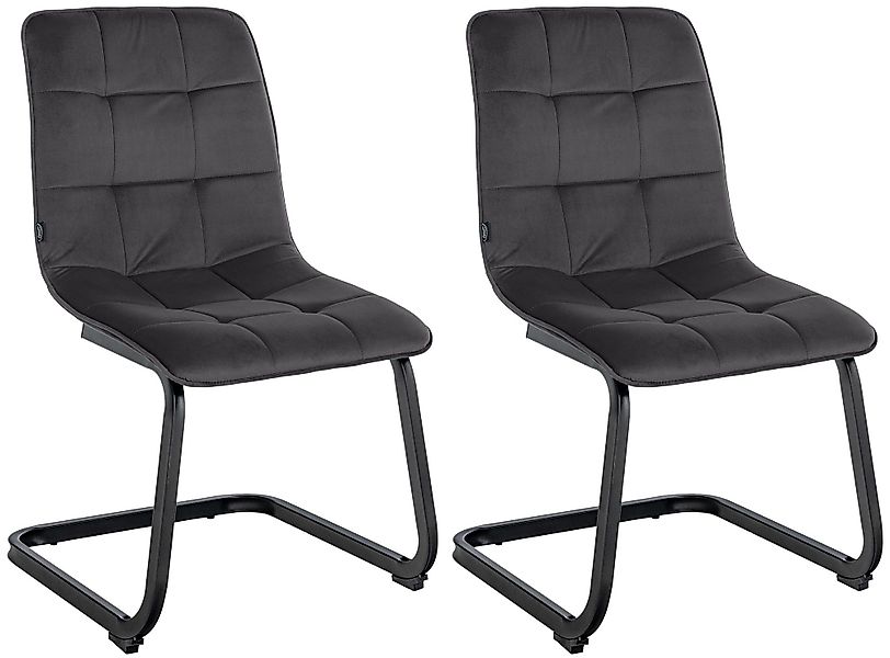 CLP Esszimmerstuhl Vermont (2er Set), Freischwinger günstig online kaufen
