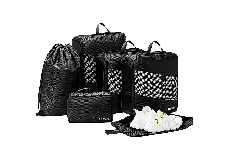 CALIYO Kofferorganizer Compression Packing Cubes Set für mehr Platz im Koff günstig online kaufen