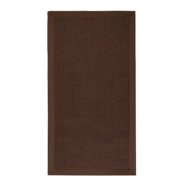 casa pura Sisalteppich Amazonas Dunkelbraun, Teppich günstig online kaufen