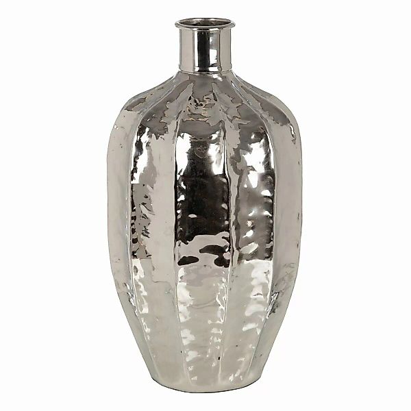 Vase 30,5 X 30,5 X 56 Cm Silber Aluminium günstig online kaufen