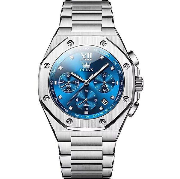 OLEVS Quarzuhr Olevs 3626 Zifferblatt Blau günstig online kaufen