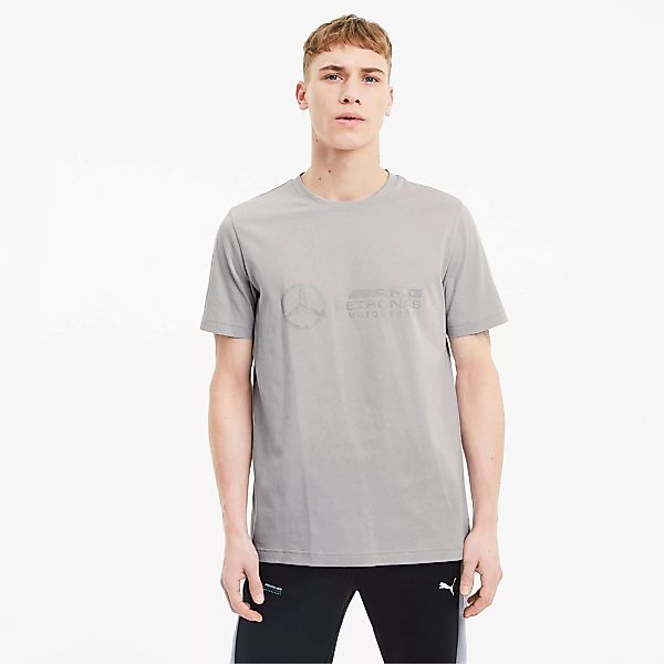 PUMA Mercedes Herren T-Shirt mit Logo | Mit Aucun | Silber | Größe: XS günstig online kaufen