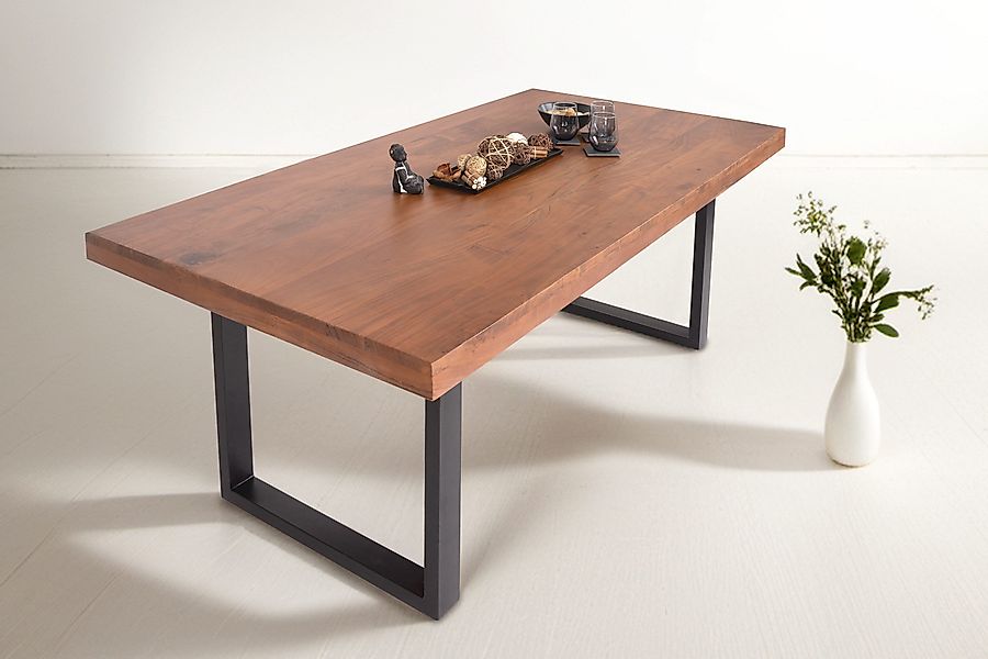Trelevo® Esstisch Rio, Esstisch 280x100cm Akazienholz günstig online kaufen