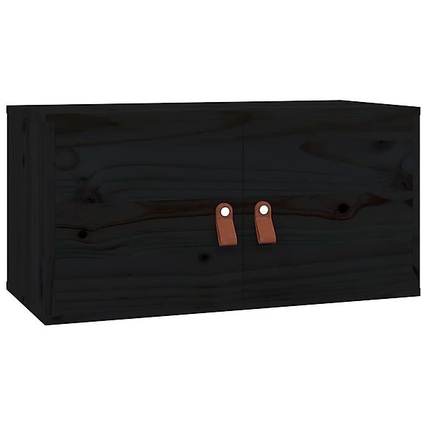 vidaXL Regal Wandschrank Schwarz 60x30x30 cm günstig online kaufen