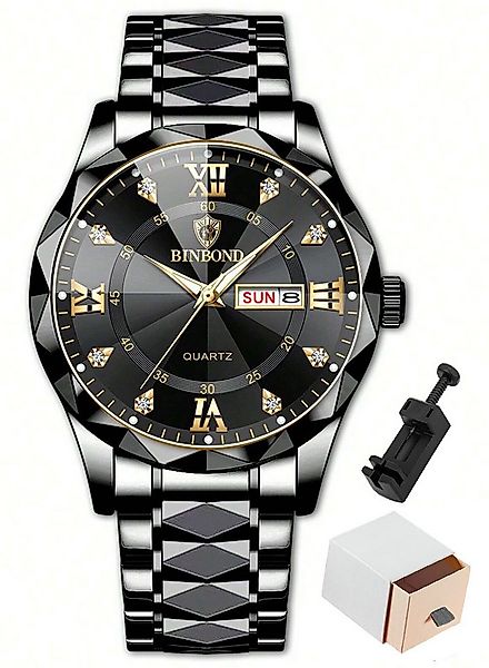 Forrlite Quarzuhr Quarzuhr, Multifunktionsuhr Armbanduhr, Chronograph Herre günstig online kaufen