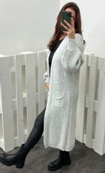 HELLO MISS Longstrickjacke Modisch Maxi Strickjacke günstig online kaufen