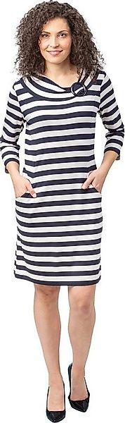 Estefania for woman Jerseykleid 184-5215 mit 3/4 Arm, gestreift günstig online kaufen