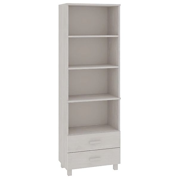 vidaXL Highboard HAMAR Weiß 60x35x180 cm Massivholz Kiefer 340489 günstig online kaufen