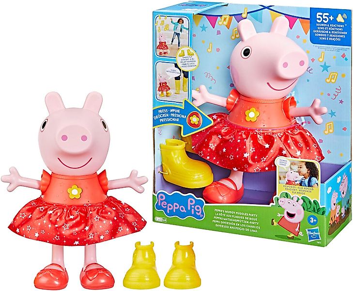 Hasbro Stehpuppe Peppa Pig, Peppas Matschepfützen-Party, günstig online kaufen