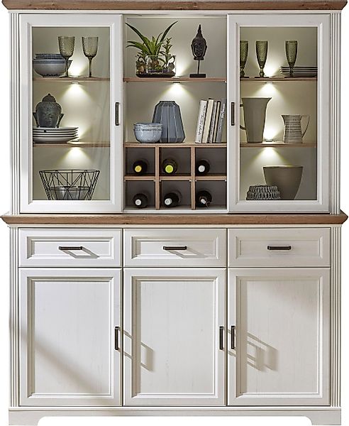 Innostyle Küchenbuffet Buffet Geschirrschrank JASMIN Pinie günstig online kaufen