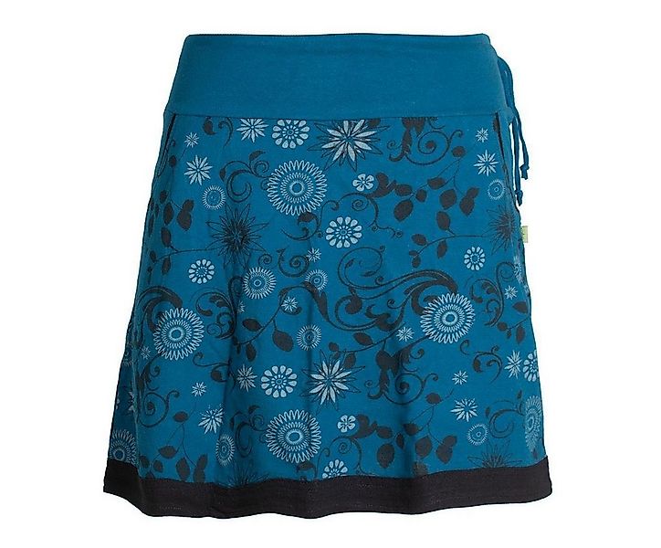 Vishes A-Linien-Rock Lagenlook Blumen-Rock mit Mandalas Tribals Druck Cache günstig online kaufen