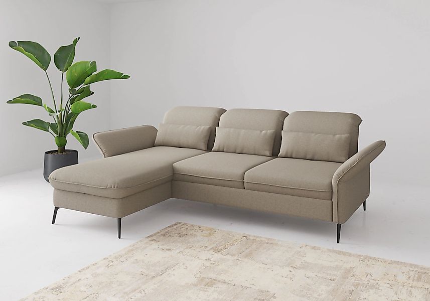 sit&more Ecksofa "Emely", mit Sitztiefenverstellung optional mit Bettfunkti günstig online kaufen