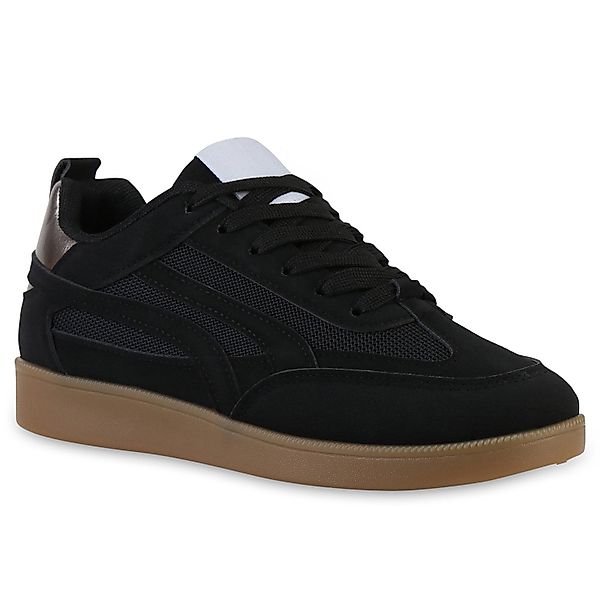 VAN HILL 841526 Sneaker Damen Sneaker Low Schnürer Bequeme Metallic Schnür- günstig online kaufen