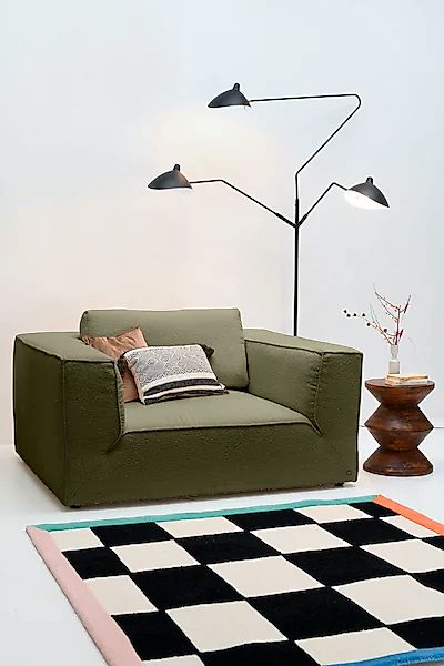 TOM TAILOR HOME Loveseat »BIG CUBE STYLE«, mit bequemen Stegkissen, extra g günstig online kaufen