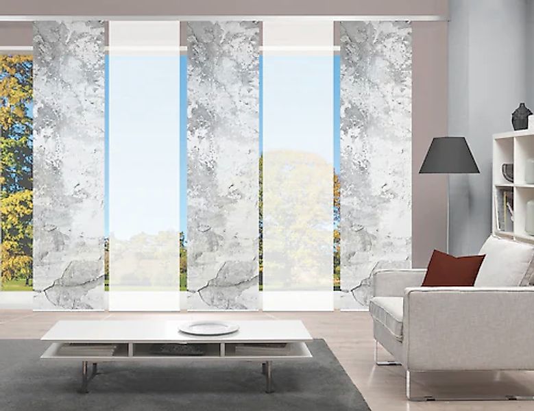 Vision S Schiebegardine »RAGUL 5er SET« Paneelwagen 5 Stk. tlg. Schiebevorh günstig online kaufen