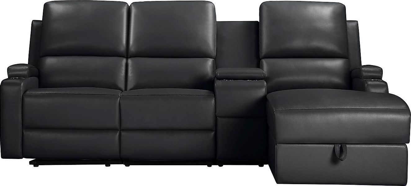 OTTO home Ecksofa NAPORI Multimediasofa, 3er Kinosessel XXL, L-Form, 3 Bezu günstig online kaufen