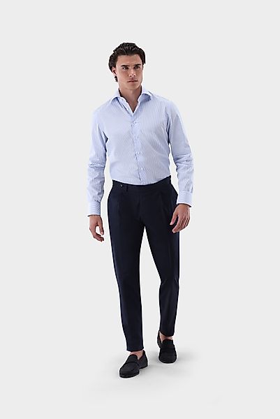 Popeline-Hemd gestreift Tailor Fit günstig online kaufen