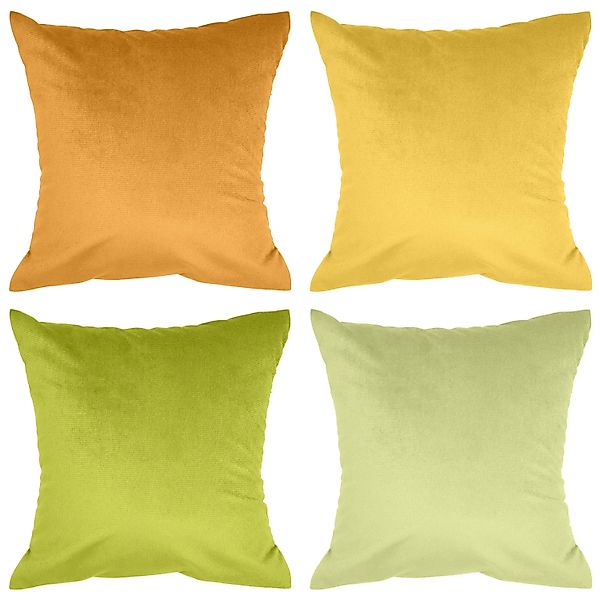 Amilian Kissenbezüge - 4er Set Kissenbezug - Zierkissenbezüge - Kissenhülle günstig online kaufen