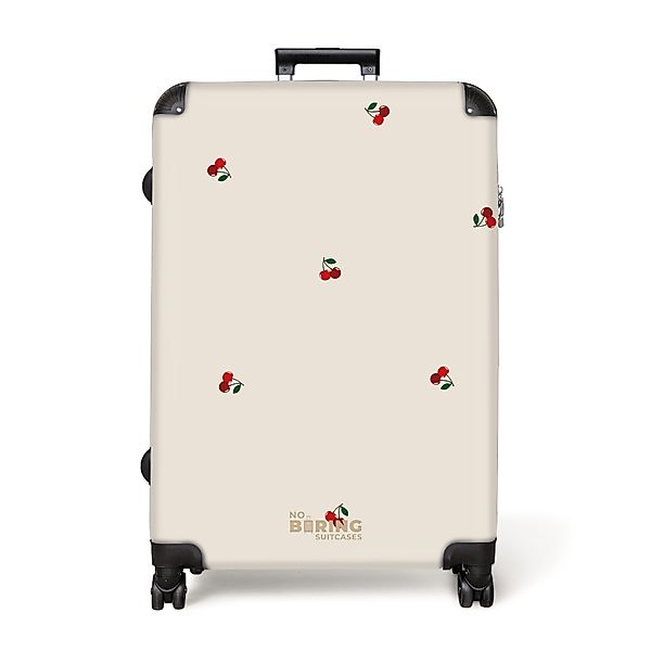 NoBoringSuitcases.com© Hartschalen-Trolley Beigefarbener Hintergrund mit Mu günstig online kaufen