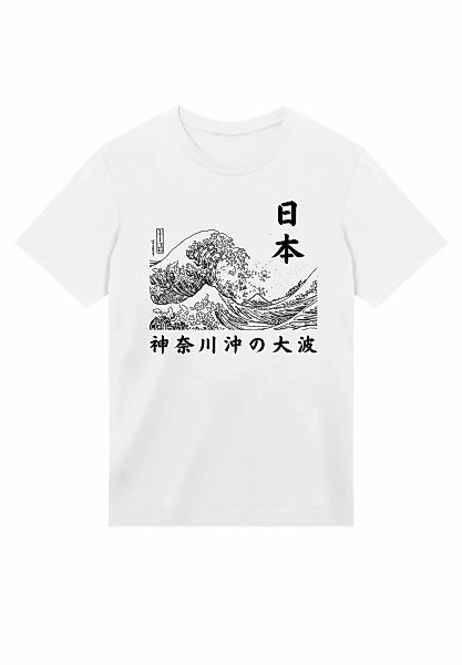 F4NT4STIC T-Shirt "Kanagawa Welle Golden Gai", Premium Qualität günstig online kaufen