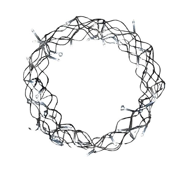 Lex 40 LED Metallkranz Ø 30 cm Weihnachtskranz Lichterkette Batterie Deko W günstig online kaufen