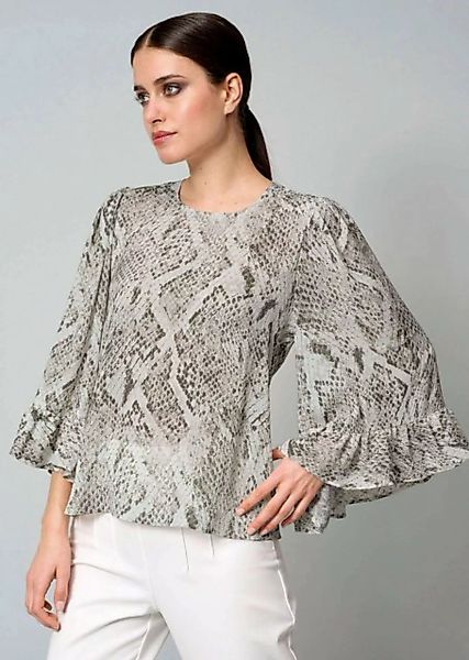 Alba Moda Kurzarmbluse Bluse mit Volant am Ärmel günstig online kaufen