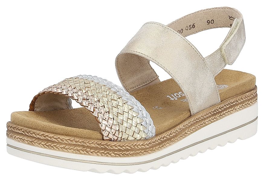 Remonte ELLE-Collection Keilsandalette, Sommerschuh, Sandale, Keilabsatz, günstig online kaufen