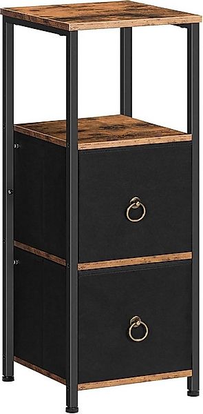 Hoobro Hochschrank Badezimmerschrank, freistehendes mit 2 Stoffschubladen B günstig online kaufen