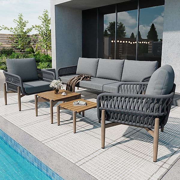 MC Star Gartenlounge-Set Garten Loungesessel Set, günstig online kaufen