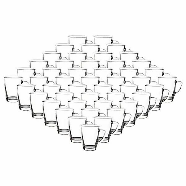 van Well Tasse »Kaffeebecher Teebecher Nordic 300 ml 48er Set transparent« günstig online kaufen