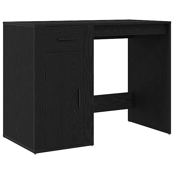 vidaXL Schreibtisch mit Regal Schwarz Eichen-Optik 100 x 49 x 75 cm 862804 günstig online kaufen