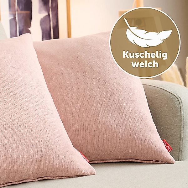 Blumtal Kissenbezug Chenille - Kuscheliges Zierkissen, günstig online kaufen