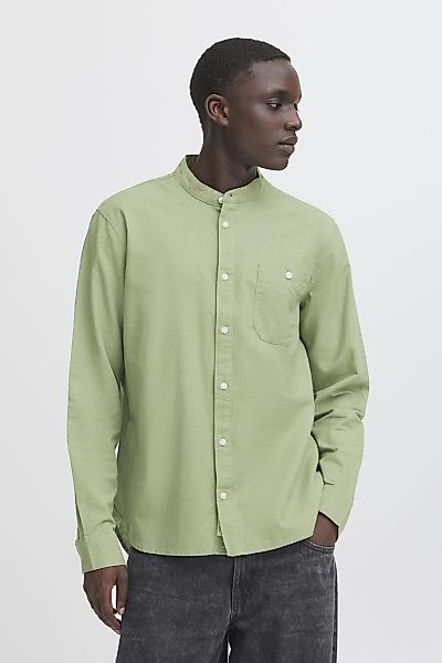 Blend Leinenhemd "BHBAY", Stilvolles Langarmhemd aus Leinenmix mit Brusttas günstig online kaufen