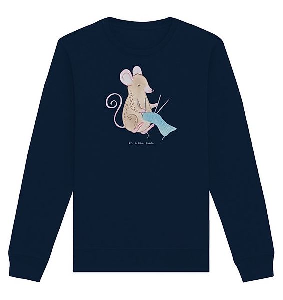 Mr. & Mrs. Panda Longpullover Maus Stricken Größe XL - French Navy - Gesche günstig online kaufen
