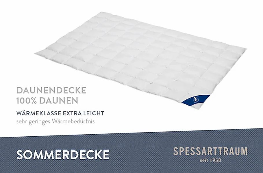 SPESSARTTRAUM Daunenbettdecke »Laax Bettdecke 135x200, 155x220 cm und viele günstig online kaufen