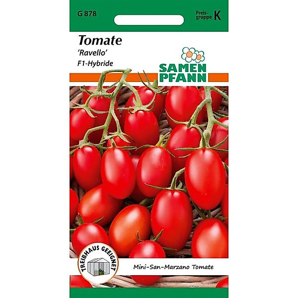 SAMEN PFANN Tomate San Marzano Ravello F1 günstig online kaufen