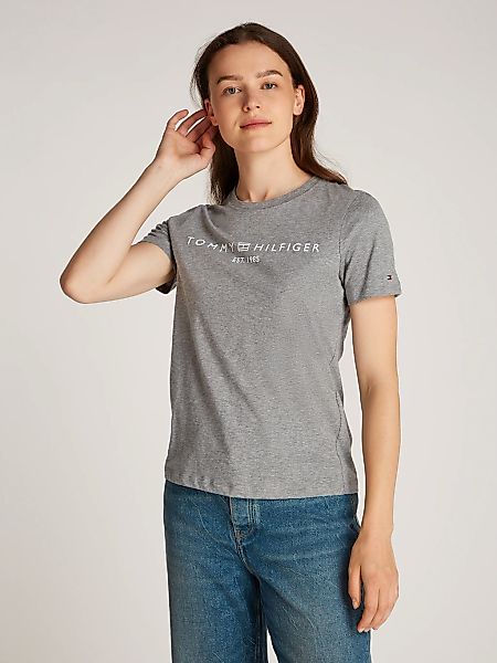 Tommy Hilfiger T-Shirt "REG CORP LOGO C-NK SS", mit Logoschriftzug günstig online kaufen