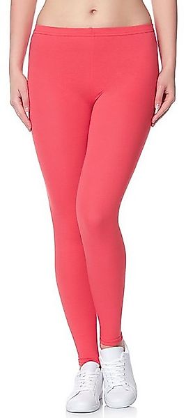 Ladeheid Leggings Damen Leggings Long aus Baumwolle LAMA02 (1-tlg) elastisc günstig online kaufen