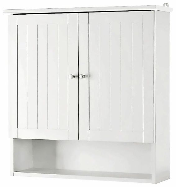 welltime Hängeschrank "Venezia" Badmöbel, aus massiver Kiefer, 2 Türen, Bre günstig online kaufen