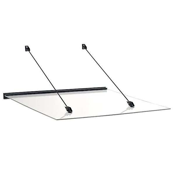 Roro Vordach V156 Weiß 151,8 cm x 93,5 cm x 90,5 cm günstig online kaufen