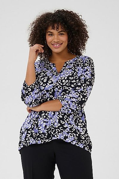 KAFFE Curve Kurzarmbluse Kurzarm-Bluse KCjanni Große Größen günstig online kaufen