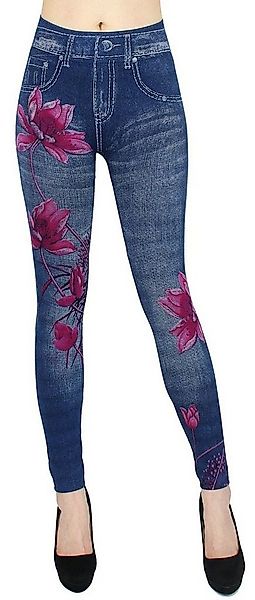 dy_mode Jeggings Damen Jeggings High Waist Leggings in Jeans Optik BequemJe günstig online kaufen