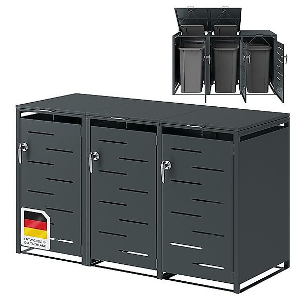 STEELSØN Mülltonnenbox Diorus 240L (Anthrazit, verfügbar günstig online kaufen