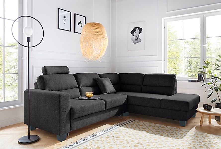 TRENDMANUFAKTUR Ecksofa »Chamber, zeitlos & elegant, bequem, L-Form«, inklu günstig online kaufen