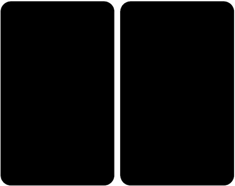WENKO Herd-Abdeckplatte »Universal Modell Schwarz«, (Set, 2 tlg.), Herdabde günstig online kaufen