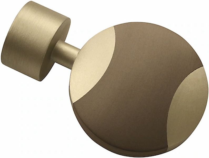 GARDINIA Gardinenstangen-Endstück »Disc«, (2 St.), Serie Gardinenstange Kir günstig online kaufen