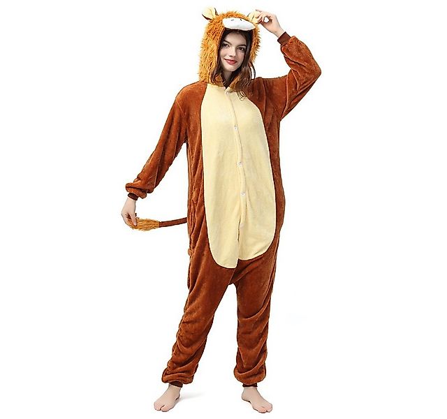 Katara Partyanzug Zoo Wilde Tiere Jumpsuit Kostüm Erwachsene S-XL, Karneval günstig online kaufen