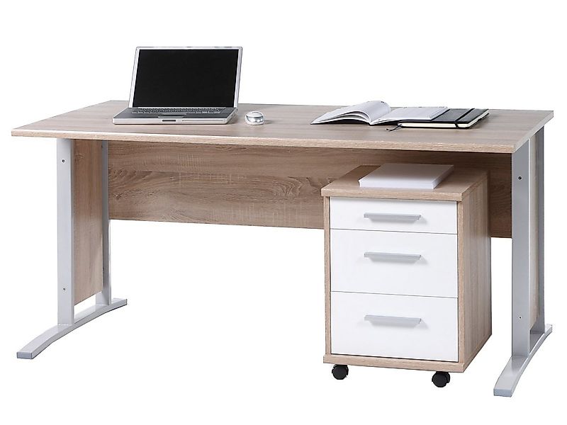 PREISBRECHER Schreibtisch Clermont, 150 x 73 x 70 cm (B/H/T) günstig online kaufen