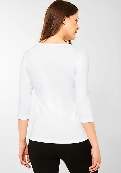 STREET ONE 3/4-Arm-Shirt Style Pania mit extra Futter an der Vorderseite günstig online kaufen