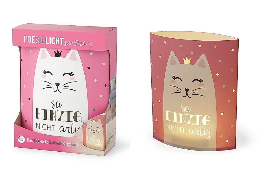 La Vida LED Dekolicht Deko Lampe Leuchte Batterie Poesielicht für Dich La V günstig online kaufen